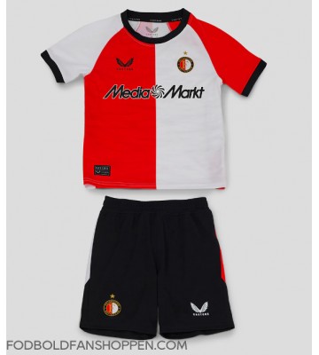 Feyenoord Hjemmebanetrøje Børn 2024-25 Kortærmet (+ Korte bukser)